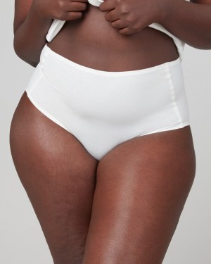 Spanx Ahhh-llelujah® Pima Cotton ‘Fit to You’ Briefs White | 65392-ZQMT