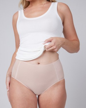 Spanx Ahhh-llelujah® Pima Cotton ‘Fit to You’ Briefs Beige | 03712-YWZF