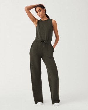 Spanx AirEssentials Jumpsuits Olive | 42690-PFTS