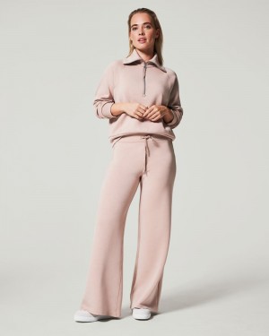 Spanx AirEssentials Wide Leg Pants Pink | 59647-JRZY