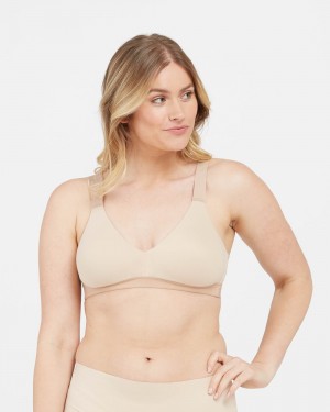 Spanx Bra-llelujah!® Lightly Lined Bras Beige | 46210-PKDQ