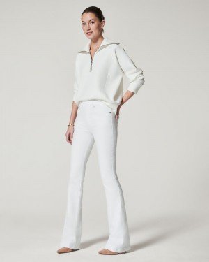 Spanx Flare Jeans White | 46182-AJML