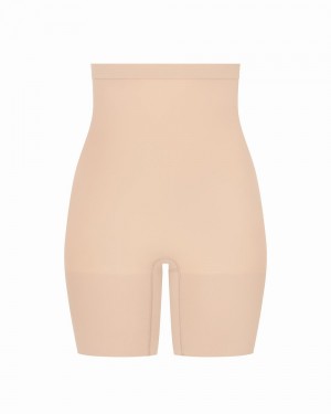 Spanx Higher Power Shorts Beige | 25410-DGWX