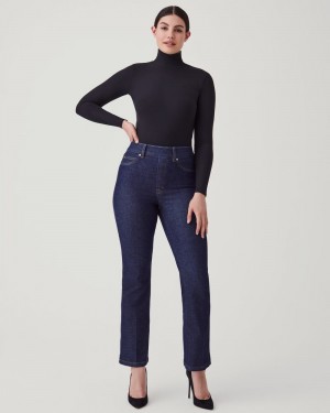 Spanx Kick Flare Jeans Indigo | 60751-GJQI