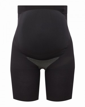 Spanx Mama Shorts Black | 30892-FUVP