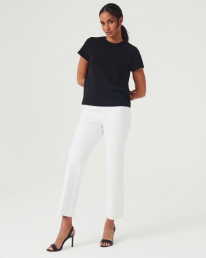 Spanx On-the-Go Kick Flare Pant with Ultimate Opacity Technology Pants White | 58324-NTGU