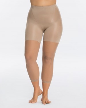 Spanx Power Stockings Beige | 48269-GKHV