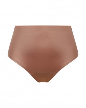 Spanx Shaping Satin Panties Burgundy | 03741-IJPQ