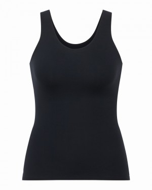 Spanx Socialight Tank Top Black | 89675-WGHE