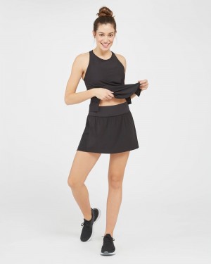 Spanx The Get Moving, 14" Skorts Black | 85742-EUVK