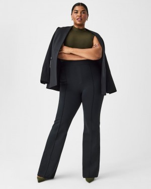 Spanx The Perfect Pant, Hi-Rise Flare Pants Black | 15320-EOTS