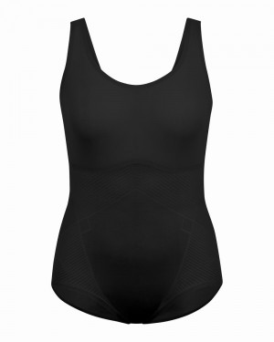 Spanx Thinstincts® 2.0 Tank Panty Bodysuits Black | 71640-OFJL