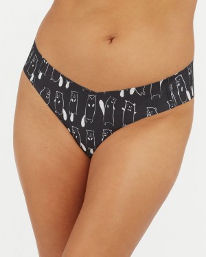 Spanx Under Statements® Thong Black | 53286-VRBO