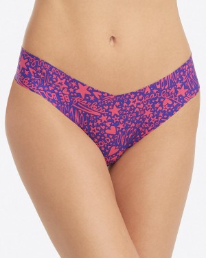 Spanx Under Statements® Thong Blue/Rose | 46078-SWGH