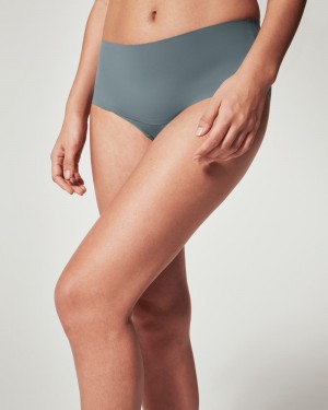 Spanx Undie-tectable® Panties Blue Grey | 38176-XQZM