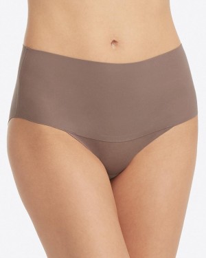 Spanx Undie-tectable® Panties Brown Grey | 76023-VASO