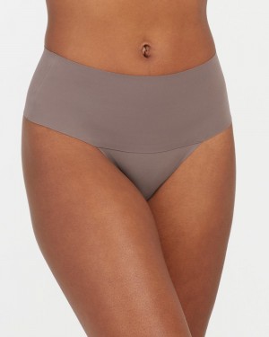 Spanx Undie-tectable® Panties Brown Grey | 83165-ICAR