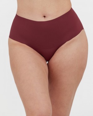 Spanx Undie-tectable® Panties Burgundy | 50362-ONRI