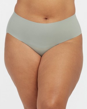 Spanx Undie-tectable® Panties Olive White | 06841-HMKL