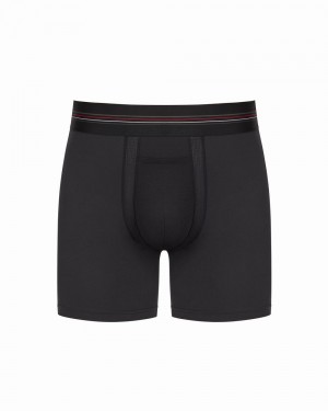 Spanx Zero Sculpt Cotton Modal Boxer Briefs Black | 49183-LSTR