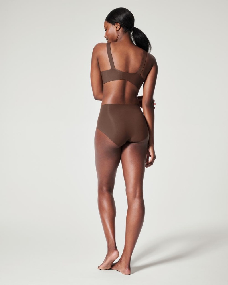 Spanx Ahhh-llelujah® ‘Fit to You’ Briefs Brown | 78540-IFBT