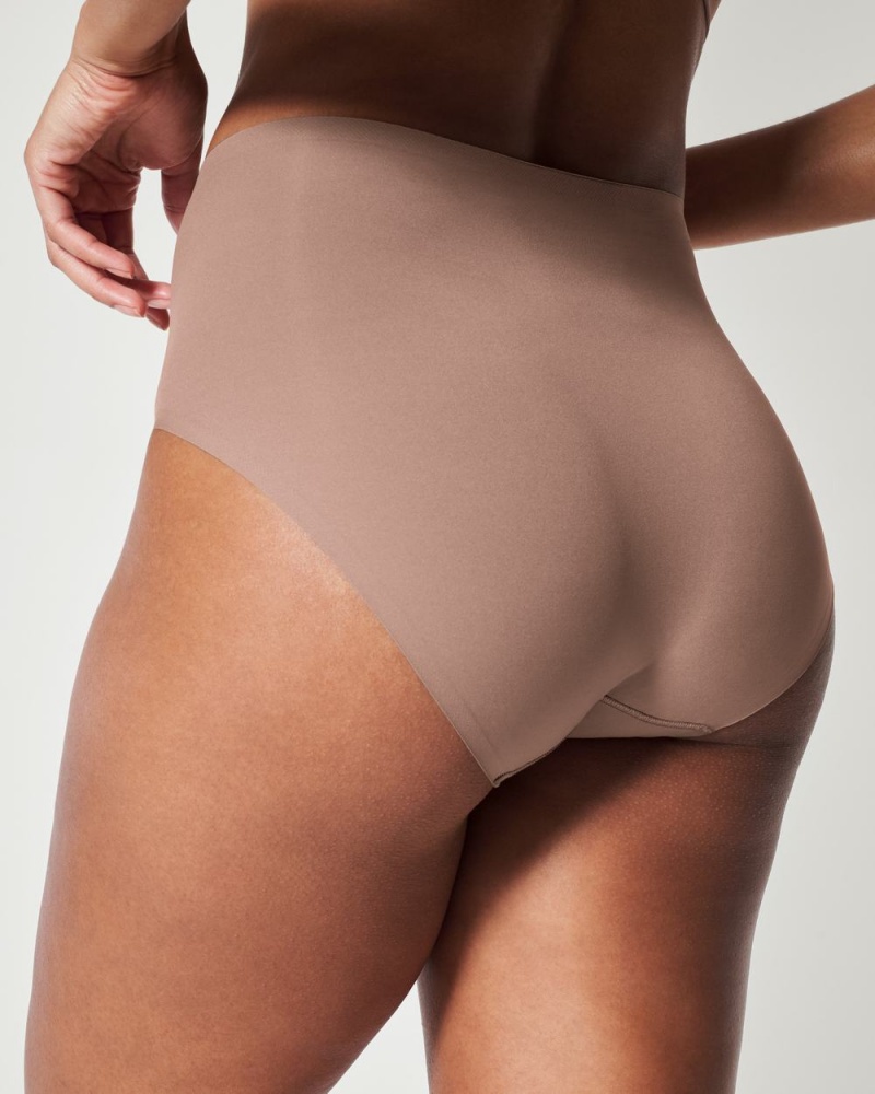 Spanx Ahhh-llelujah® ‘Fit to You’ Briefs Cafe Au Lait | 03176-RJUY