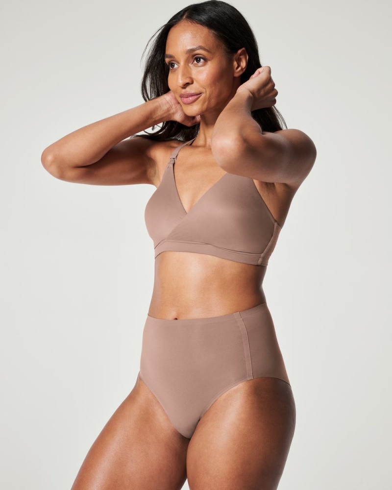 Spanx Ahhh-llelujah® ‘Fit to You’ Briefs Cafe Au Lait | 03176-RJUY