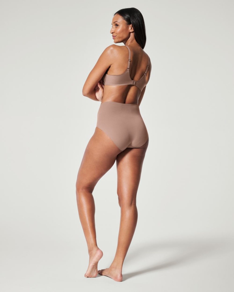 Spanx Ahhh-llelujah® ‘Fit to You’ Briefs Cafe Au Lait | 03176-RJUY