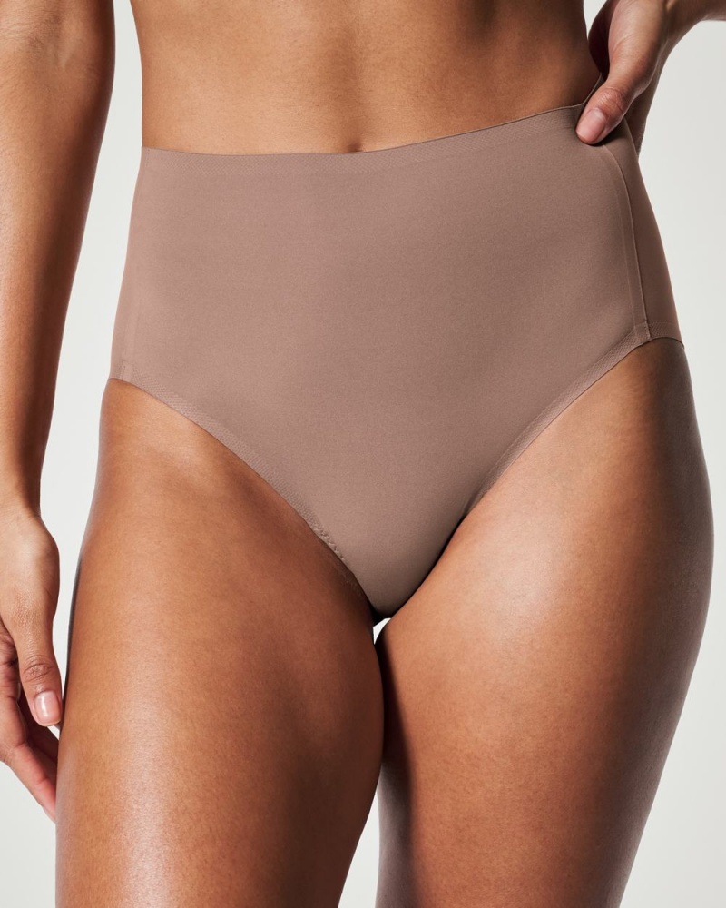 Spanx Ahhh-llelujah® ‘Fit to You’ Briefs Cafe Au Lait | 03176-RJUY