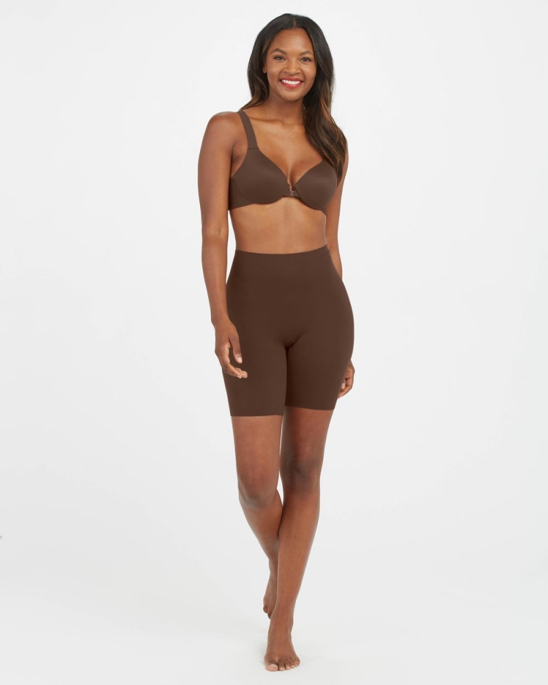 Spanx Ahhh-llelujah® 'Fit to You' Everyday Short Shorts Brown | 53021-RCIG