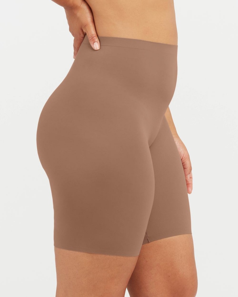 Spanx Ahhh-llelujah® 'Fit to You' Everyday Short Shorts Cafe Au Lait | 65307-ZCBN