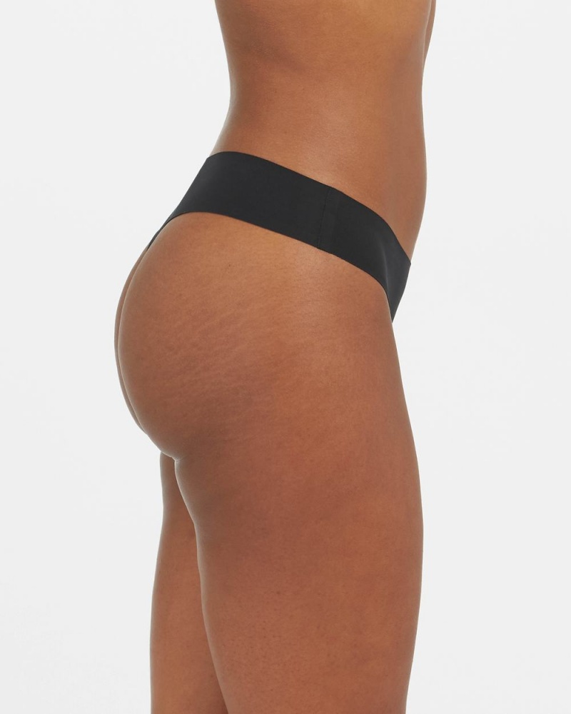 Spanx Ahhh-llelujah® ‘Fit to You’ Thong Black | 23197-AIJU