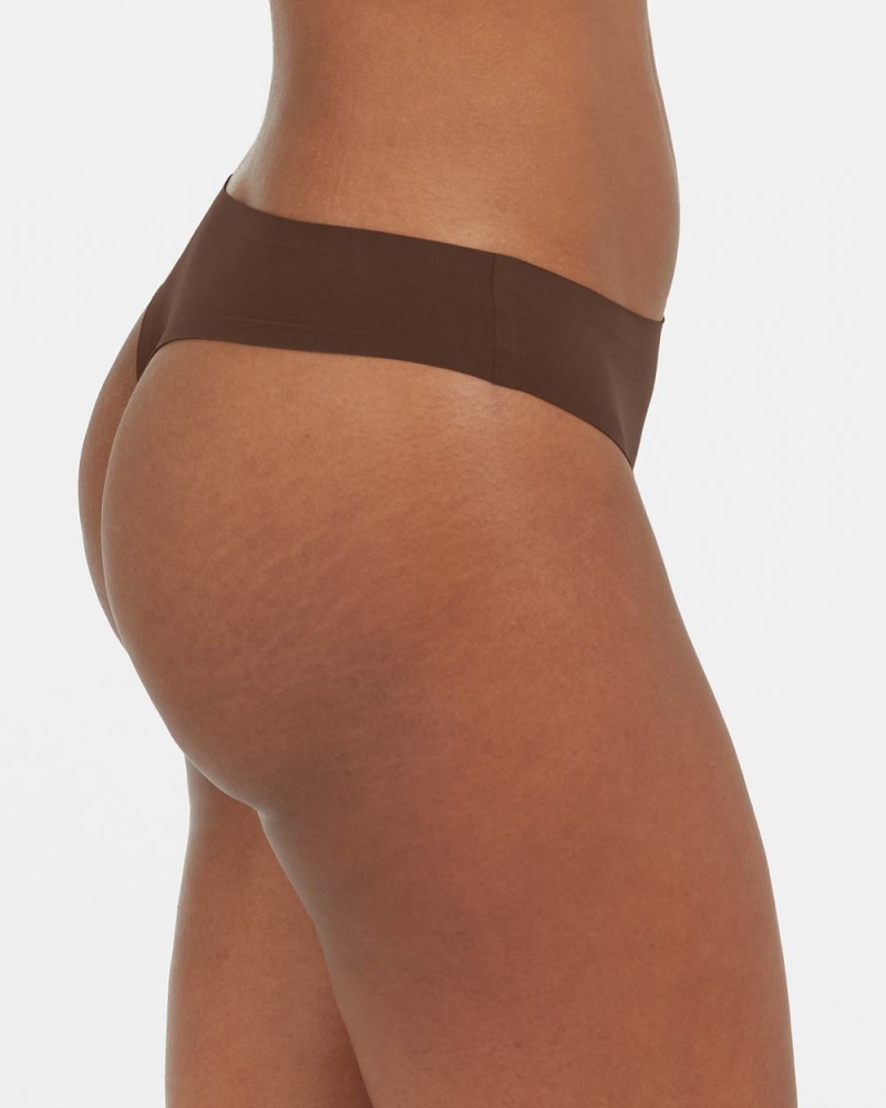 Spanx Ahhh-llelujah® ‘Fit to You’ Thong Brown | 49180-RTMK