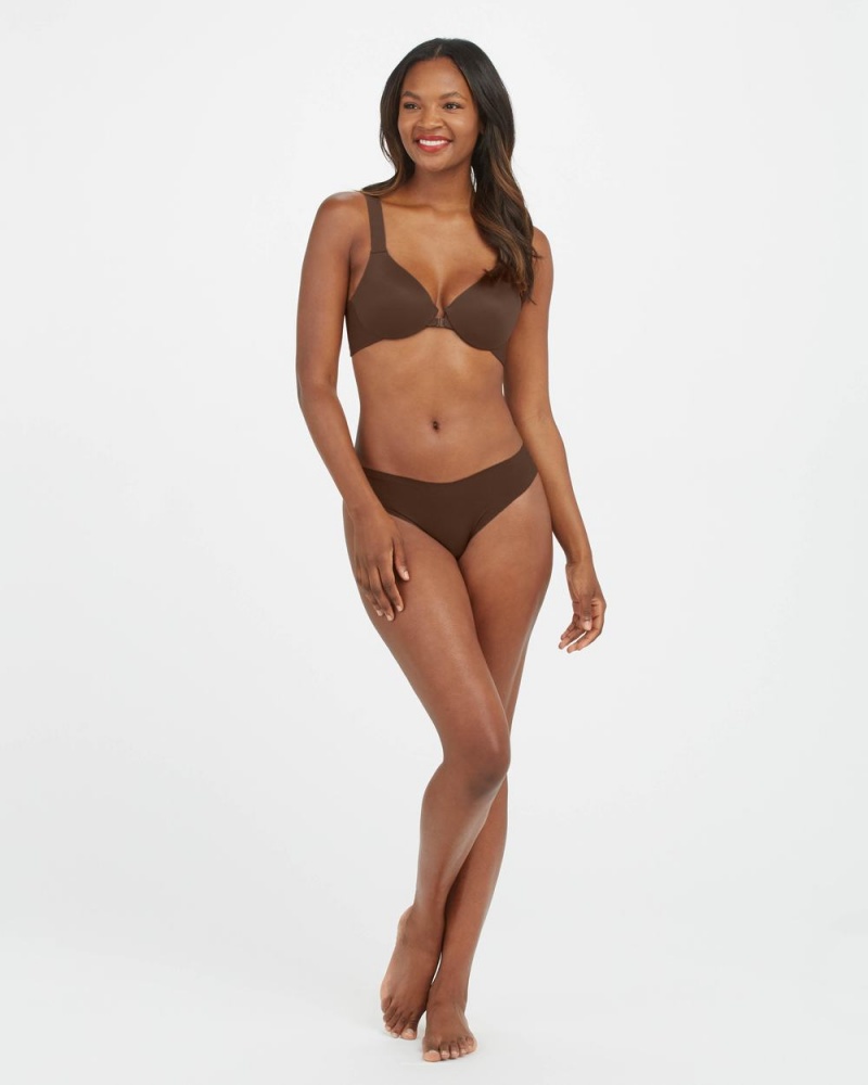 Spanx Ahhh-llelujah® ‘Fit to You’ Thong Brown | 49180-RTMK