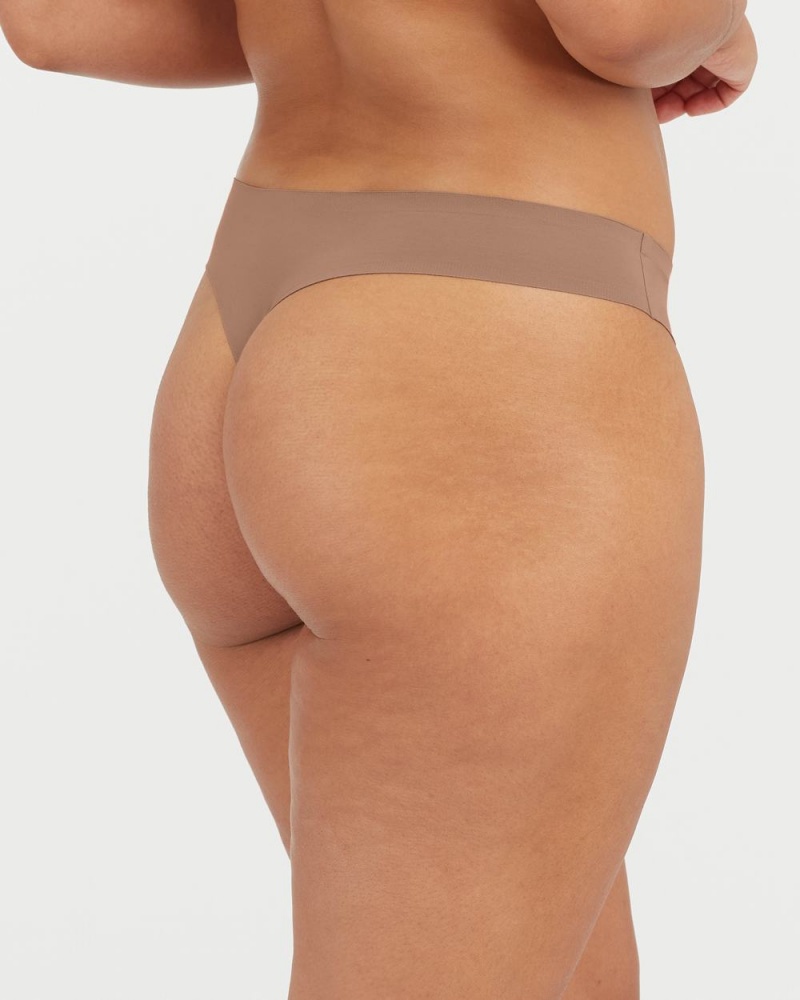 Spanx Ahhh-llelujah® ‘Fit to You’ Thong Cafe Au Lait | 12984-TXBI