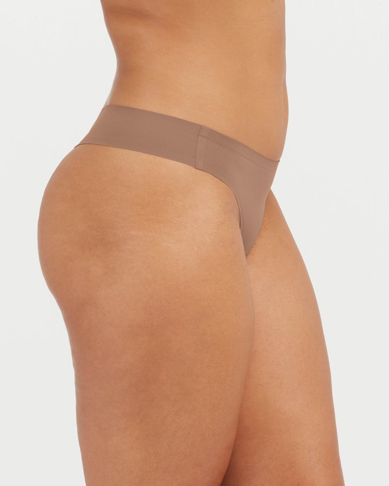 Spanx Ahhh-llelujah® ‘Fit to You’ Thong Cafe Au Lait | 12984-TXBI