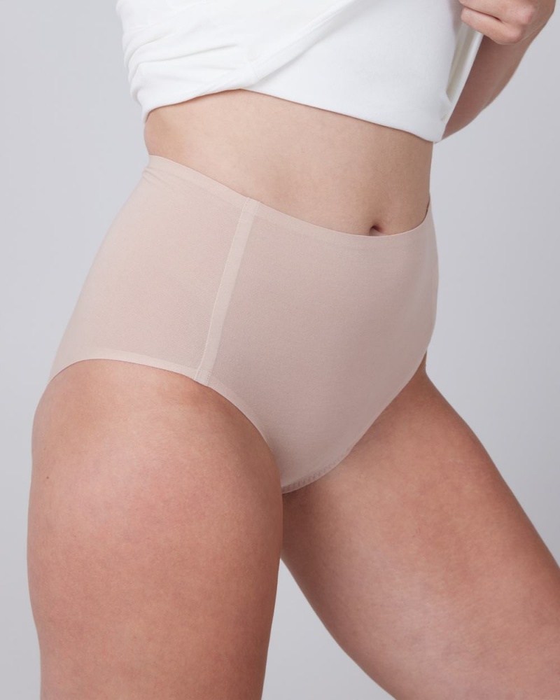 Spanx Ahhh-llelujah® Pima Cotton ‘Fit to You’ Briefs Beige | 03712-YWZF