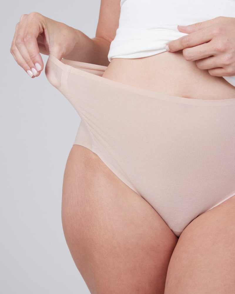 Spanx Ahhh-llelujah® Pima Cotton ‘Fit to You’ Briefs Beige | 03712-YWZF