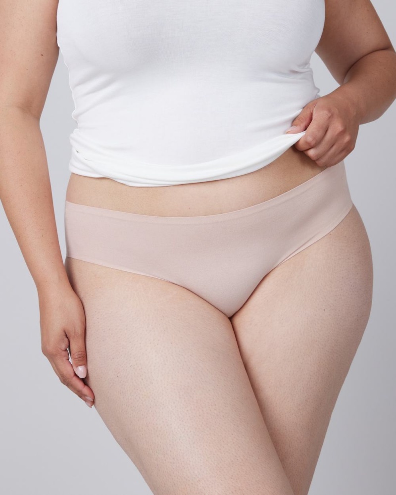 Spanx Ahhh-llelujah® Pima Cotton ‘Fit to You’ Bikini Beige | 40298-HCFO