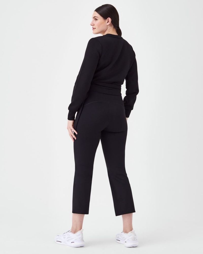 Spanx AirEssentials Ballet Wrap Tops Black | 84713-REZD