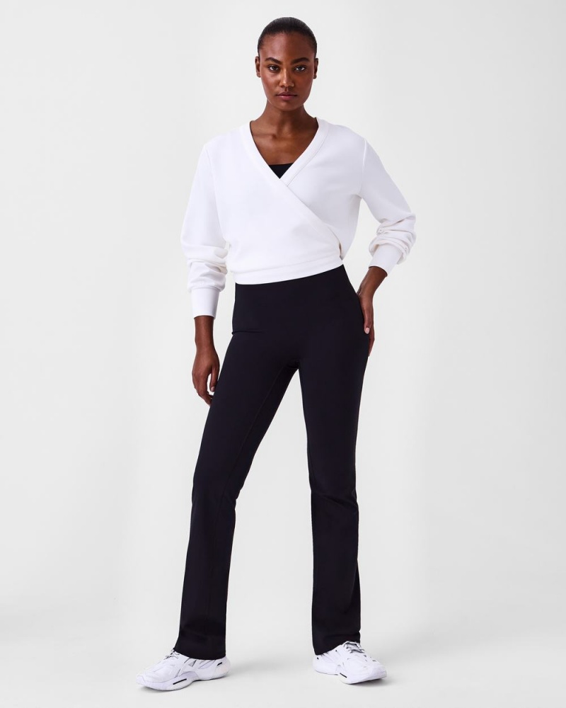 Spanx AirEssentials Ballet Wrap Tops White | 63592-RITX