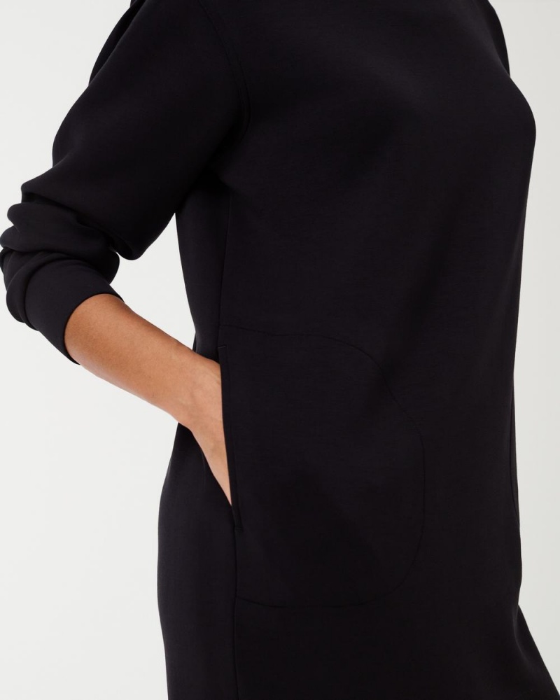 Spanx AirEssentials Crew Neck Dresses Black | 27985-NBGZ