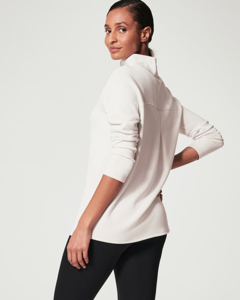 Spanx AirEssentials ‘Got-Ya-Covered’ Pullover Tops Light Grey | 72954-BGLN