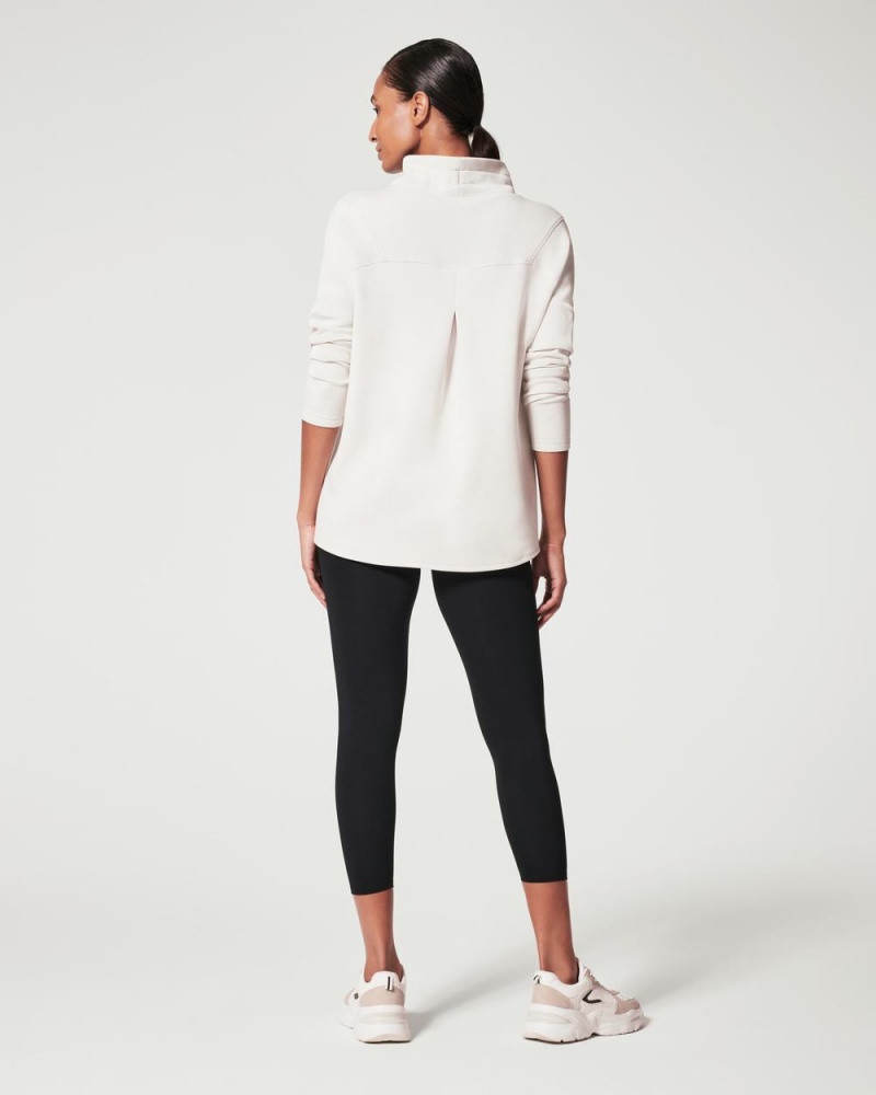 Spanx AirEssentials ‘Got-Ya-Covered’ Pullover Tops Light Grey | 72954-BGLN