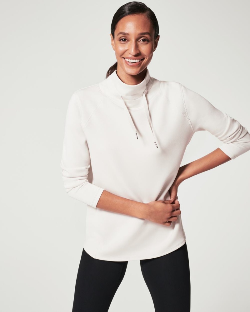 Spanx AirEssentials ‘Got-Ya-Covered’ Pullover Tops Light Grey | 72954-BGLN