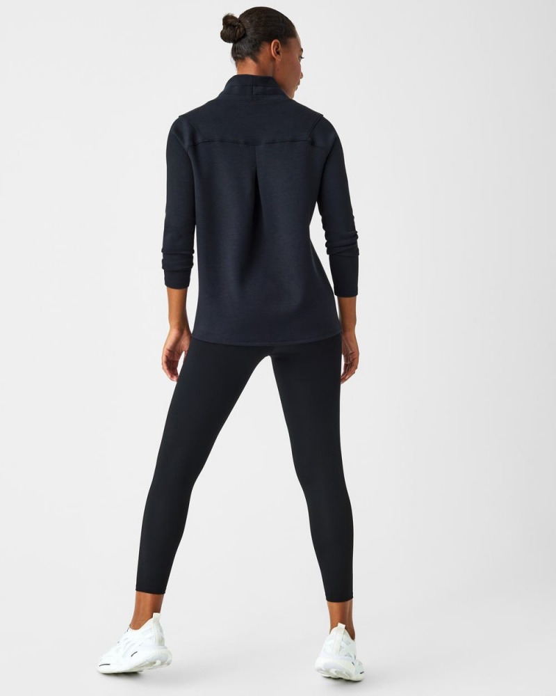 Spanx AirEssentials ‘Got-Ya-Covered’ Pullover Tops Black | 63705-HGUE