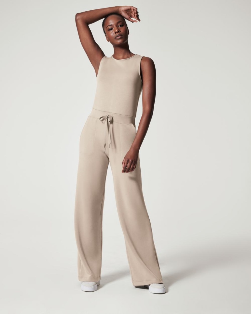 Spanx AirEssentials Jumpsuits Beige | 71982-WBHP