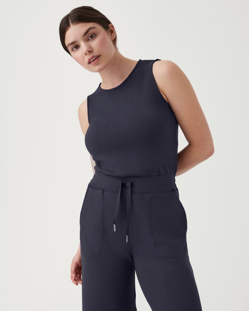 Spanx AirEssentials Jumpsuits Navy | 02783-KYDZ