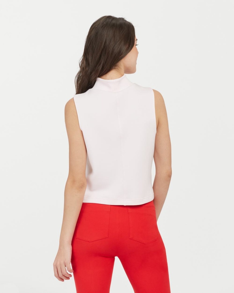 Spanx AirEssentials Mock Neck Tops Pink | 51786-JVZA