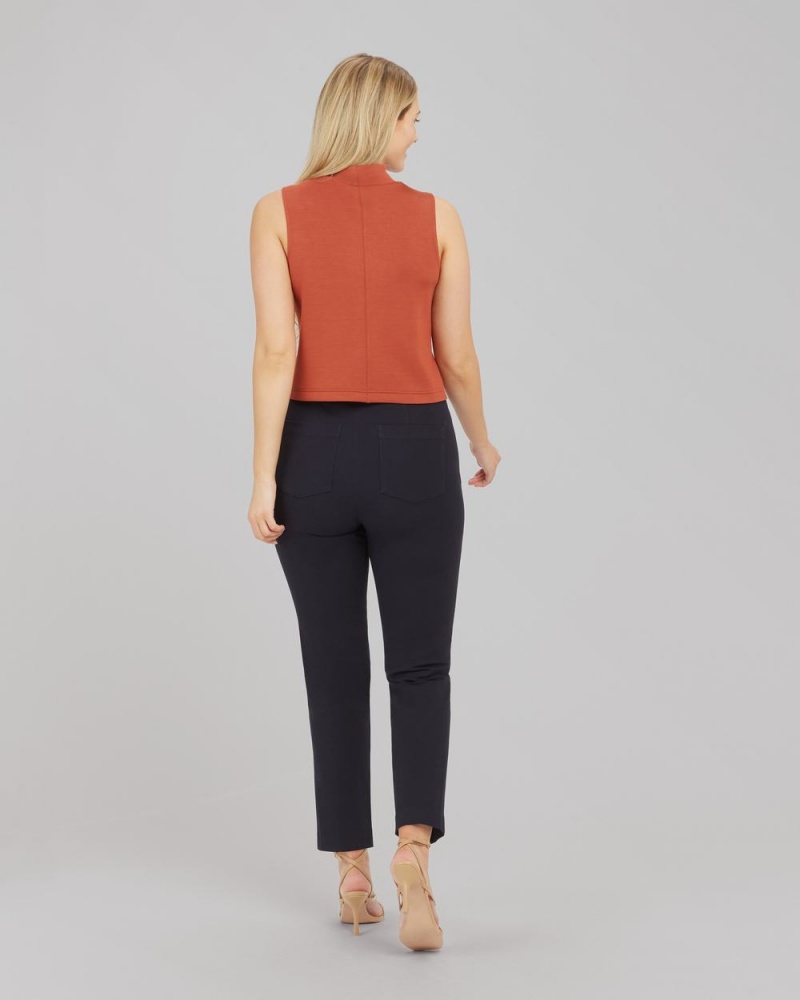 Spanx AirEssentials Mock Neck Tops Red | 45028-FWCY